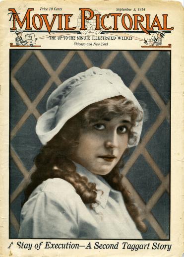 MOVIE PICTORIAL magazine side cover 5 September 1914