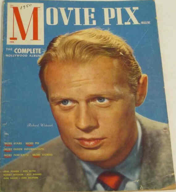 MOVIE PIX magazine side cover  Vol 1 # 5 February 1950