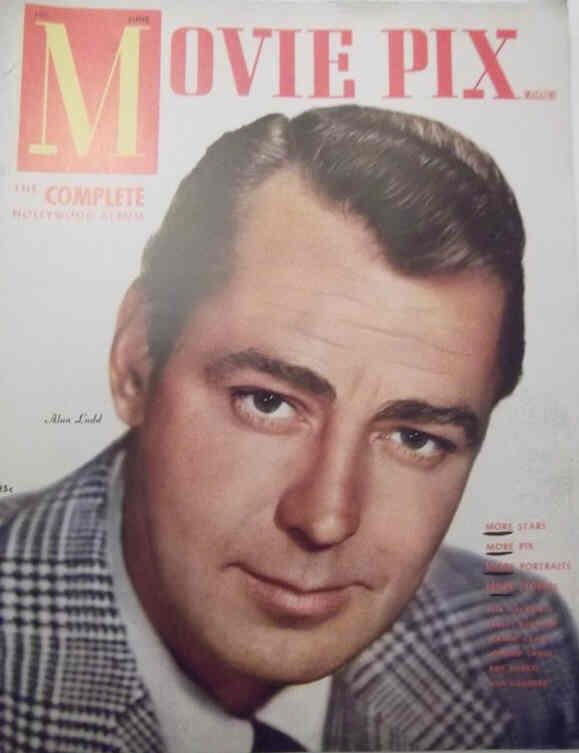 MOVIE PIX magazine side cover  Vol 2 # 1 June 1950