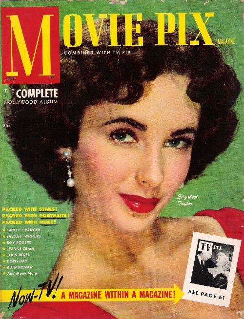 MOVIE PIX magazine side cover  Vol 3 # 1 October 1951