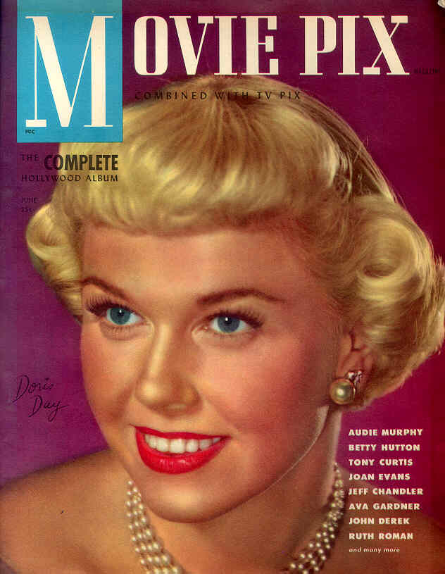 MOVIE PIX magazine side cover  Vol 3 # 5 June 1952