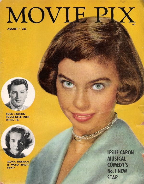 MOVIE PIX magazine side cover  Vol 4 # 5 August 1953