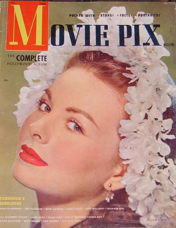 MOVIE PIX magazine side cover May 1956