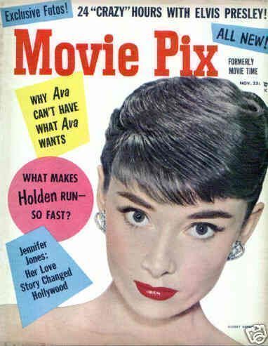 MOVIE PIX magazine side cover  Vol 5 # 5 November 1956
