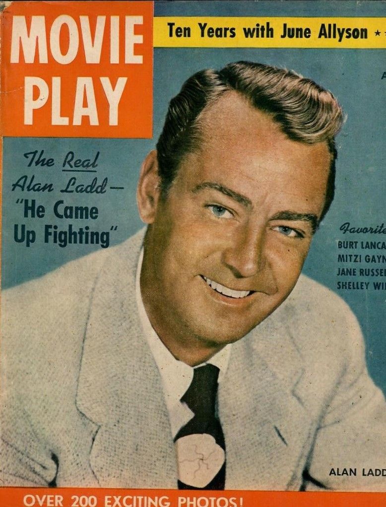MOVIE PLAY magazine side cover  Vol 6 # 5 April 1952