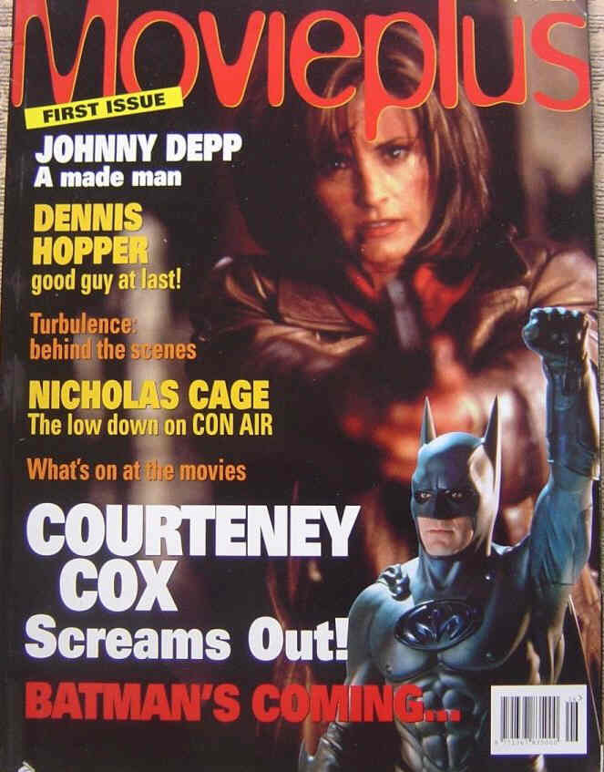 MOVIEPLUS magazine side cover Issue 1 May 1997