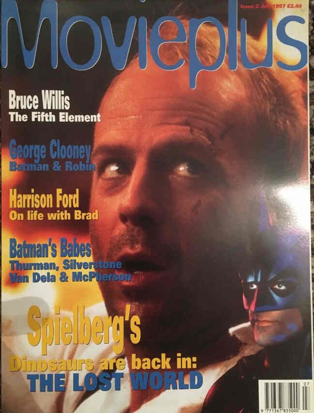 MOVIEPLUS magazine side cover Issue 2 July 1997
