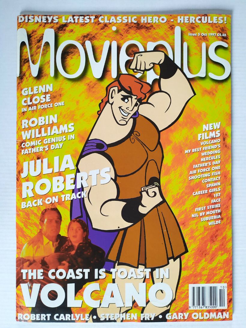 MOVIEPLUS magazine side cover Issue 5 October 1997