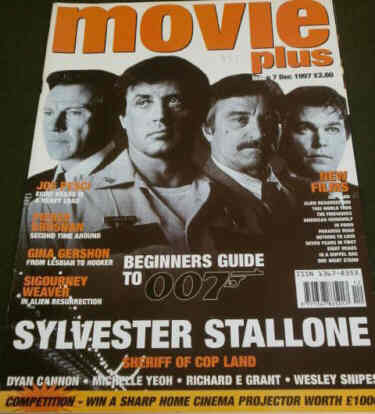 MOVIEPLUS magazine side cover Issue 7 December 1997