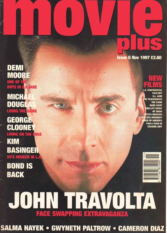 MOVIEPLUS magazine side cover Issue 6 November 1997