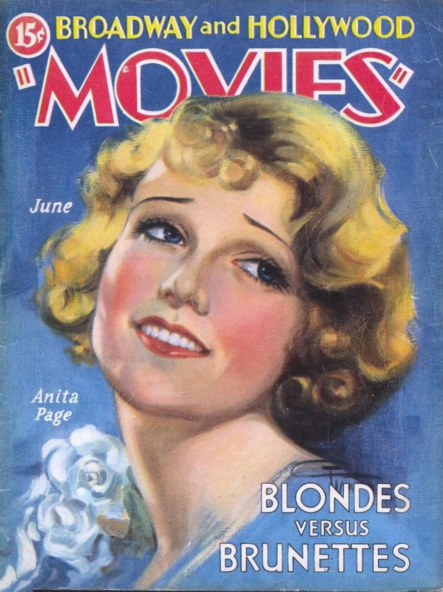 MOVIES (Alavania) magazine side cover June 1931