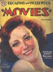 MOVIES (Alavania) magazine side cover September 1931