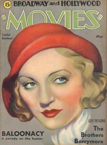 MOVIES (Alavania) magazine side cover May 1932
