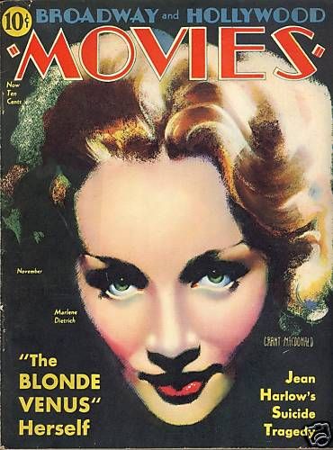 MOVIES (Alavania) magazine side cover November 1932