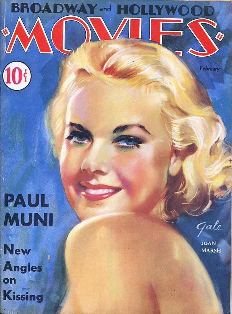 MOVIES (Alavania) magazine side cover February 1933