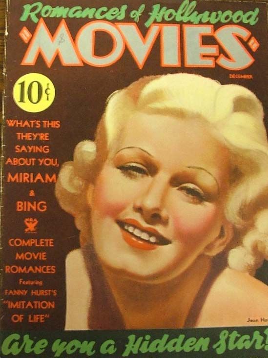 MOVIES (Alavania) magazine side cover December 1934