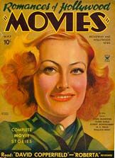 MOVIES (Alavania) magazine side cover May 1935