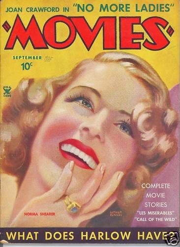 MOVIES (Alavania) magazine side cover September 1935