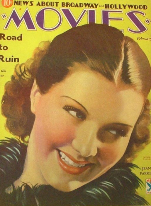 MOVIES (Alavania) magazine side cover February 1934