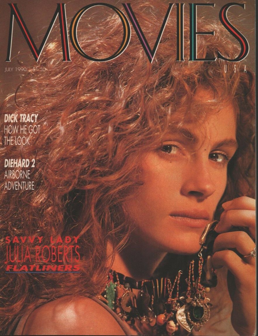 MOVIES USA magazine side cover  Vol 3 # 9 July 1990