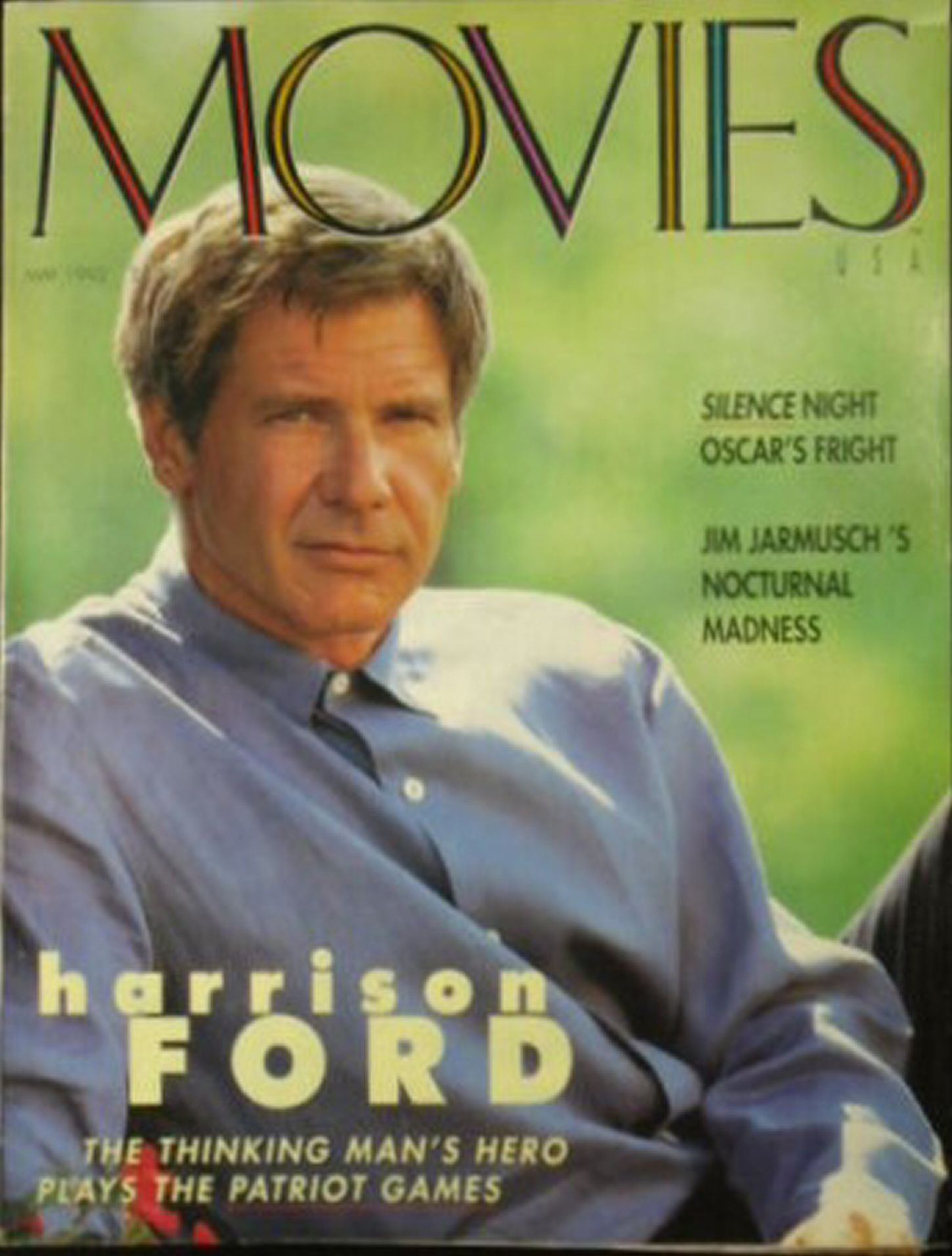 MOVIES USA magazine side cover May 1992