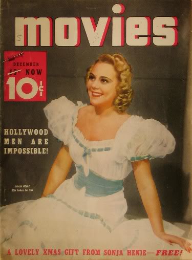 MODERN MOVIES (Ideal) magazine side cover December 1939
