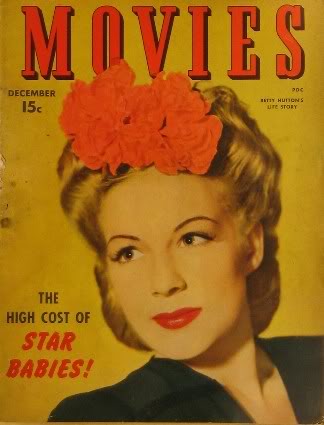 MODERN MOVIES (Ideal) magazine side cover December 1943