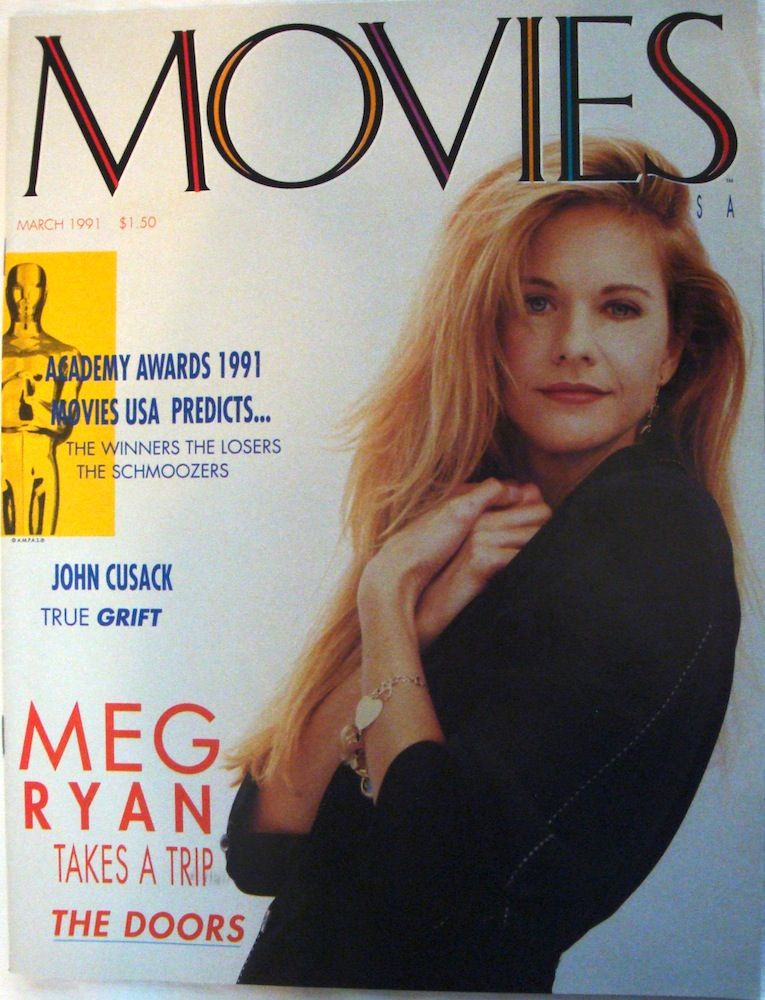MOVIES USA magazine side cover  Vol 4 # 5 March 1991