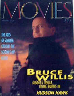 MOVIES USA magazine side cover  Vol 4 # 8 June 1991