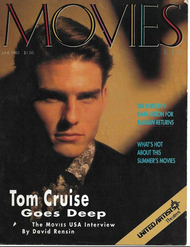 MOVIES USA magazine side cover  Vol 5 # 7 June 1992