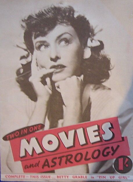 MOVIES AND ASTROLOGY magazine side cover  1944