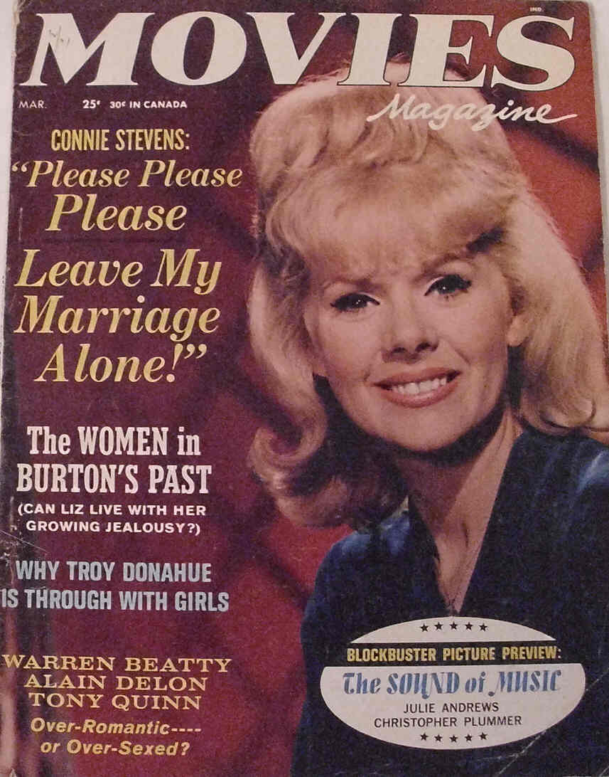 MOVIES (60s) magazine side cover  Vol 12 # 1 March 1965