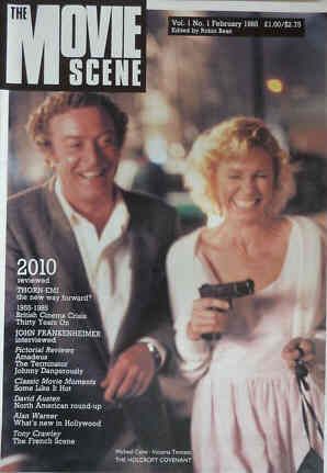 MOVIE SCENE | THE magazine side cover Issue 1 February 1985