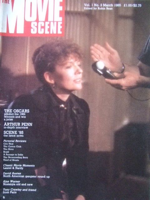 MOVIE SCENE | THE magazine side cover Issue 2 March 1985