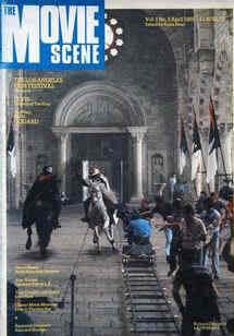 MOVIE SCENE | THE magazine side cover Issue 3 April 1985