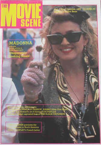 MOVIE SCENE | THE magazine side cover Issue 7 October 1985