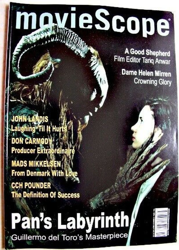 MOVIESCOPE magazine side cover Issue 2 Vol 1 #2 2006