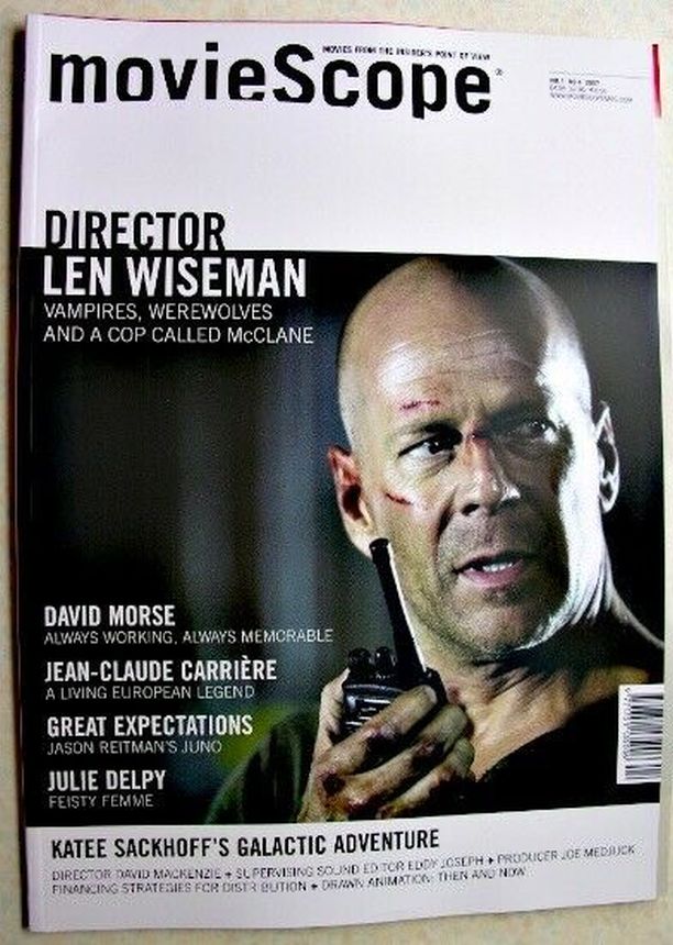 MOVIESCOPE magazine side cover Issue 4 Vol 1 #4 2007