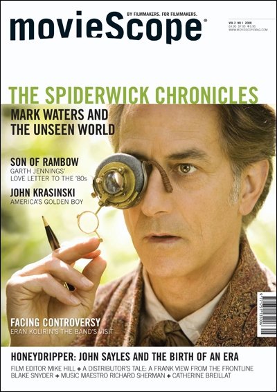 MOVIESCOPE magazine side cover Issue 7 Vol 2 #1 2008