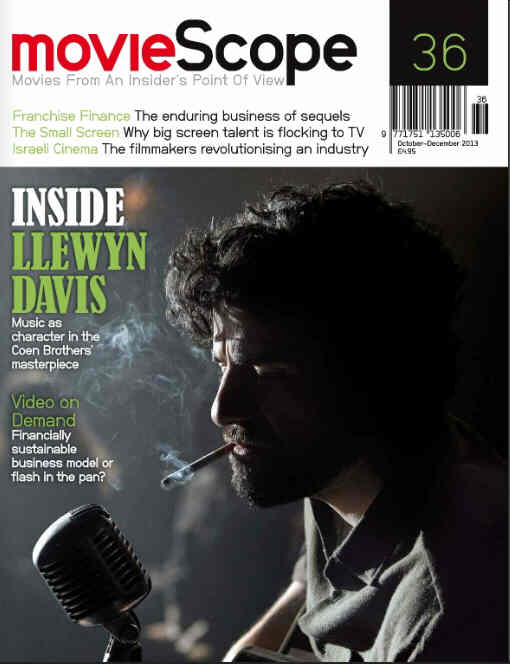 MOVIESCOPE magazine side cover Issue 36 October/December 2013