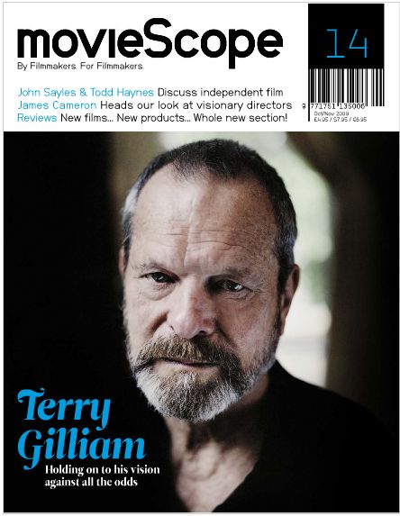 MOVIESCOPE magazine side cover Issue 14 October/November 2009