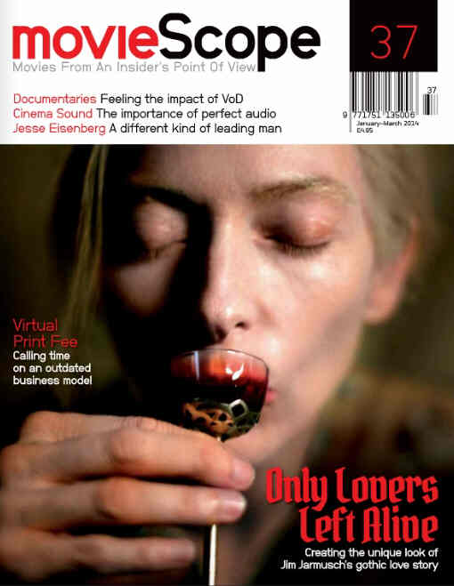 MOVIESCOPE magazine side cover Issue 37 January/March 2014