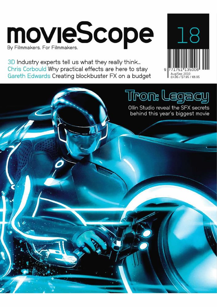 MOVIESCOPE magazine side cover Issue 18 August/September 2010
