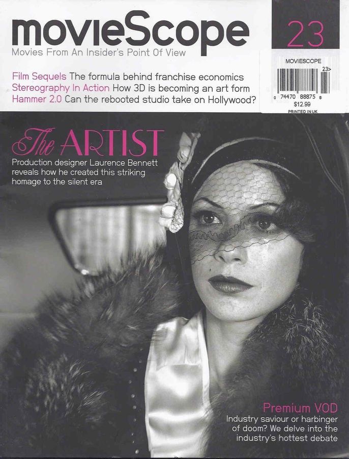 MOVIESCOPE magazine side cover Issue 23 July/August 2011