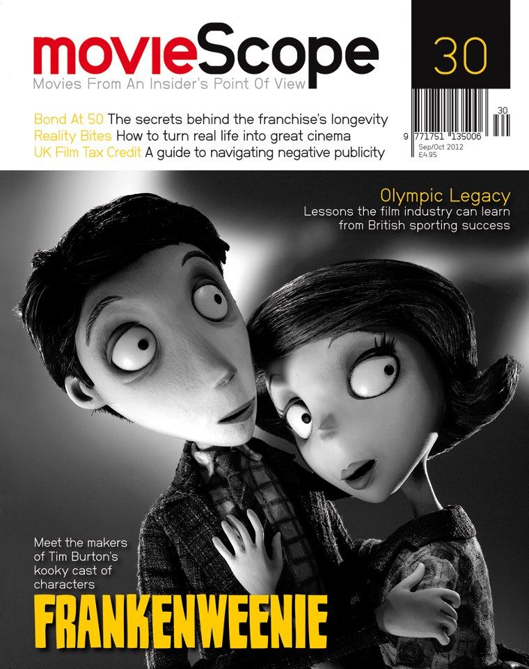 MOVIESCOPE magazine side cover Issue 30 September/October 2012
