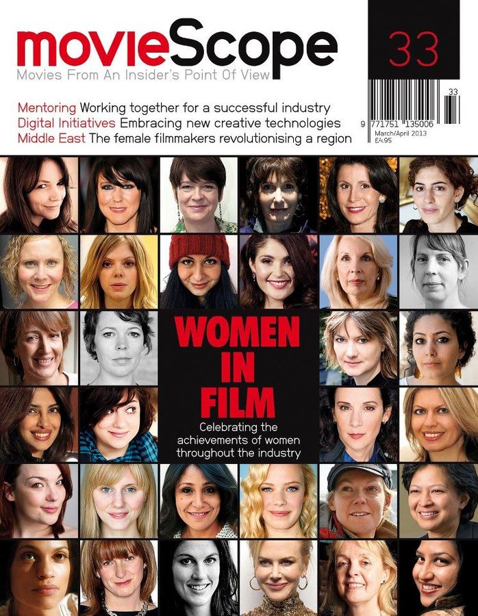 MOVIESCOPE magazine side cover Issue 33 March/April 2013