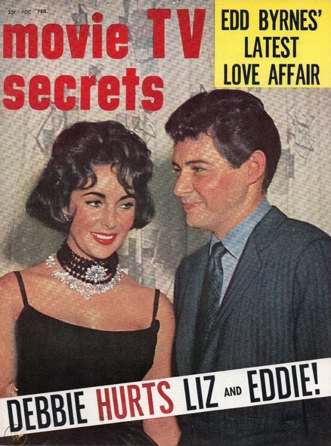 MOVIE SECRETS magazine side cover  February 1959
