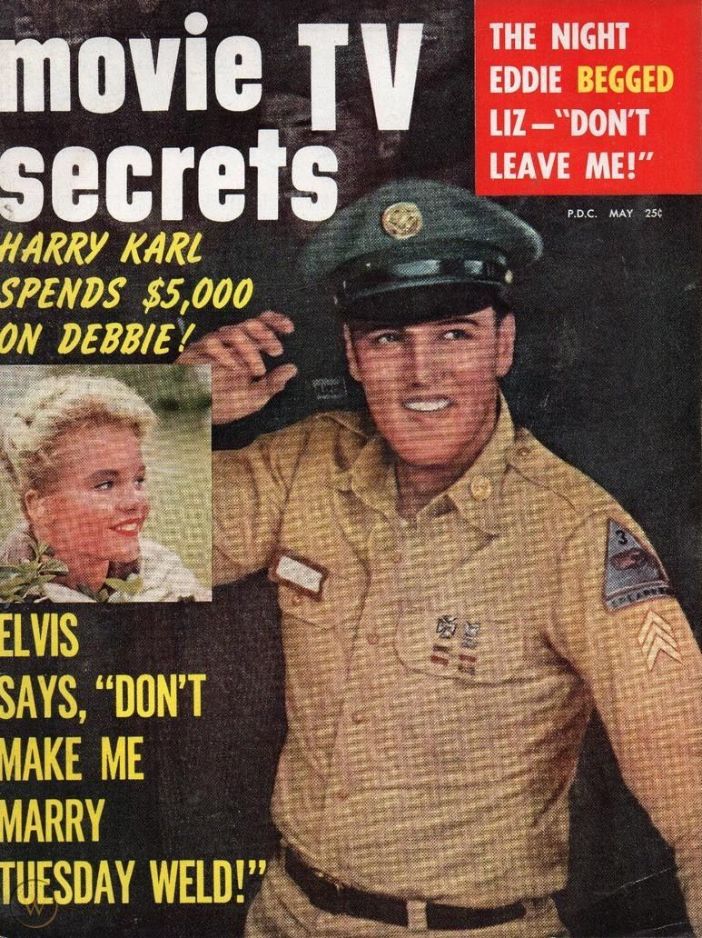 MOVIE SECRETS magazine side cover  May 1960