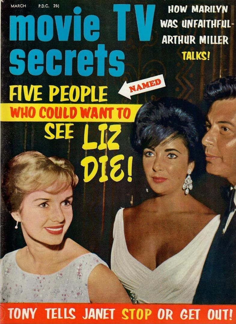 MOVIE SECRETS magazine side cover  March 1961