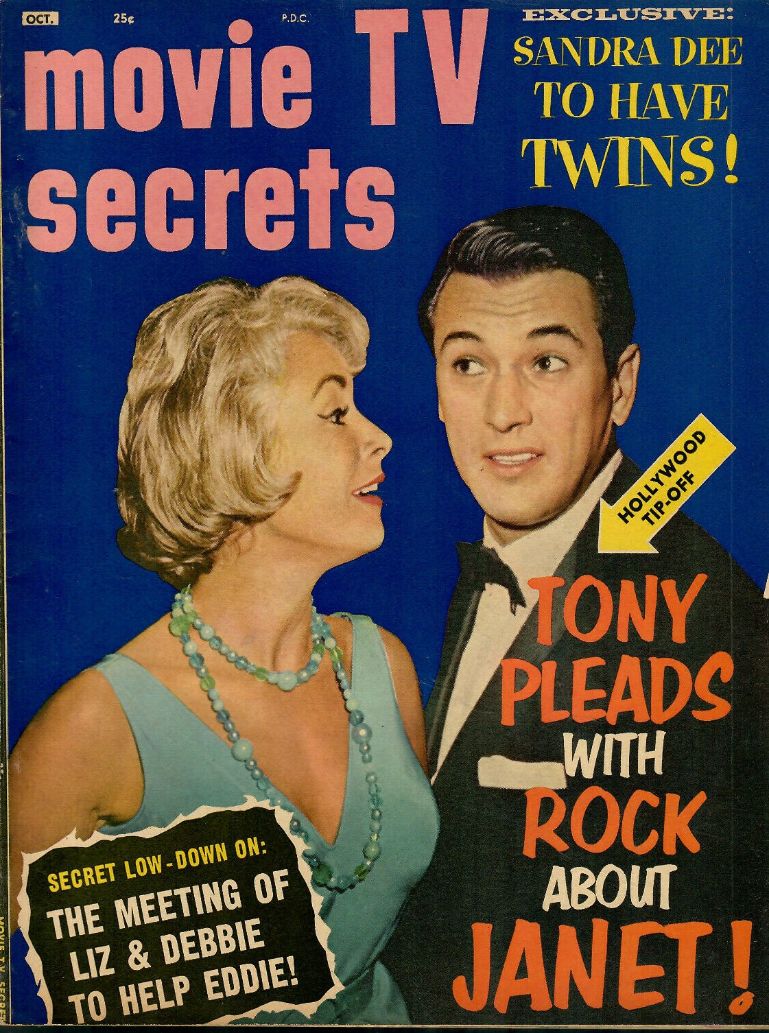 MOVIE SECRETS magazine side cover  October 1961
